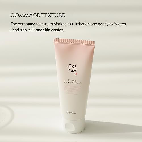 Beauty of Joseon Apricot Blossom Peeling Gel Soft Exfoliating Face and Body Scrub Dead Skin Cells Remover for All Skin Types, Korean Skincare for Men Women, 100ml