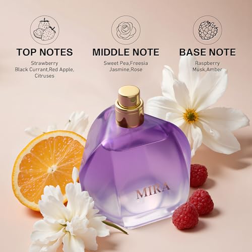 Women Perfume, Fruity Floral Perfume Spray Long Lasting Fragrance, Eau De Parfum100ml