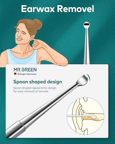 MR.GREEN 7Pcs Manicure Set, Pedicure Sets, Nail Clipper sets,Stainless Steel Professional Nail Cutter with Travel Case