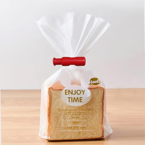 6pcs Food Bags Squeeze Clips, Push-To-Slip Non-Slip Food Bag Clips, Reusableeasy to Squeeze and Lock Bag Clips for Food Storage Suitable for Dried Fruit Food Sandwich Bread Storage(3 colours)