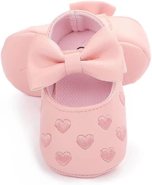 JZLIFE First Walking Shoes,Anti-slip,Comfortable and Breathable Baby Shoes with Hair Band,Baby Gift for Newborn Baby