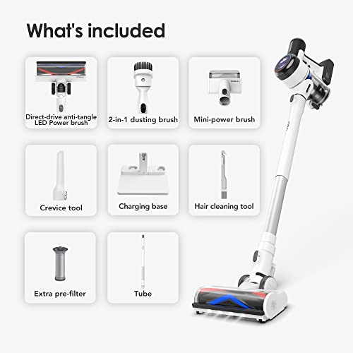 Tineco Pure One S15 Pro Cordless Stick Vacuum Cleaner with Multiple Attachments and 500w Powerful suction, iLoop Sensor technology with iLoop screen, Ultra-Quiet and Self-Cleaning Technology