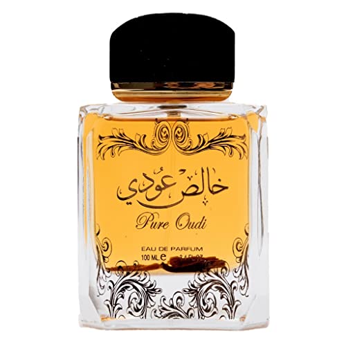 Lattafa Pure Oudi Eau De Parfum For Unisex,100 ml with Deodorant 50 ml