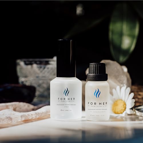 RawChemistry For Her A Pheromone Infused Perfume Gift Set - Elegance, Extra Strength Pheromone Infused Formula 1 Fl. Oz
