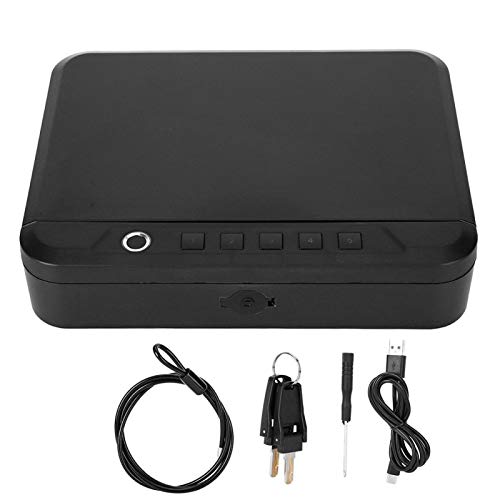 WRQzxcv Safe Case, Safe Box, Safety Equipment Valuables for Jewelries Files Pistols