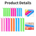20 Pcs Food Bag Clips, 7.5/11cm Reusable Sealing Clips for Foods Storage Bag,Multicoloured Plastic Freezer Bag Clips,Kitchen Clip Set for Sealing Snack Bags and Keeping Food Fresh Longer
