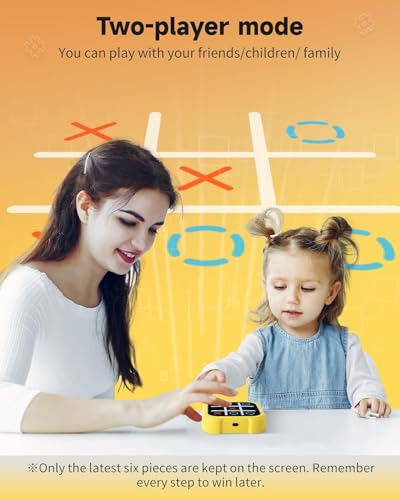 ORCHID M® Tic Tac Toe Bolt Game Board Games for Travel 3-in-1 Portable Handheld Puzzle Game for Kids Boys and Girls Board Games for Adults Family Game for All Ages