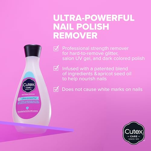 Cutex Nail Polish Remover Ultra-Powerful - 200 Ml