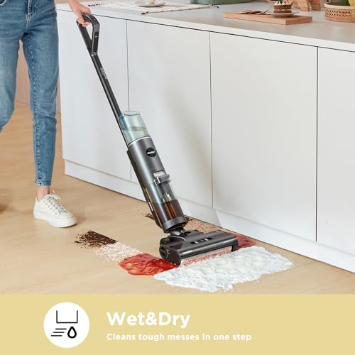 COMFEE' Wet Dry Vacuum Cleaner & Mop with Self Cleaning, 3 in 1 Powerful Vacuum Mop, Wash and Dry with 2 Water Tank for Multi-Surfaces, Hard Floors, GX5
