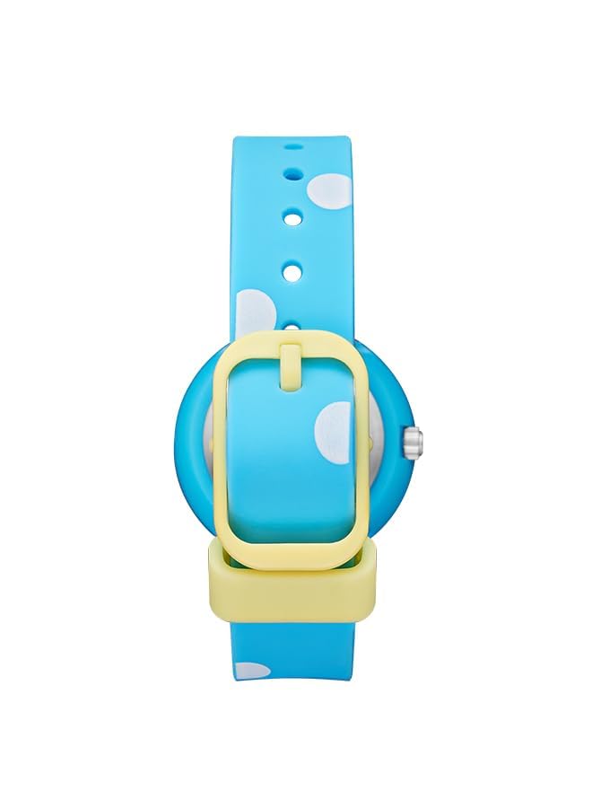 Astro Kids Japan PC21 Movement Watch, Analog Display and Silicon Strap - A23811-PPLL, L.Blue