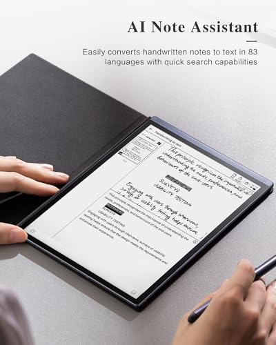 iFLYTEK AINOTE Air 2, 8.2" Paper Tablet with ChatGPT, Handwriting & Voice-to-Text Digital Notebook, Translation &Transcription, for Note-Taking, Reading,Study, WiFi-6 & Bluetooth,32GB, Pen Included