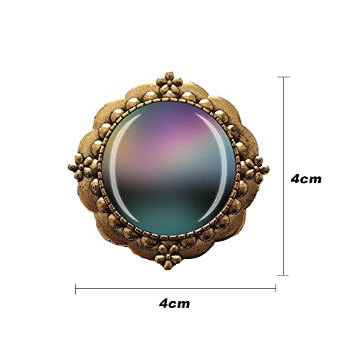 Wedare Souvenir 3D Saudi Arabia Flag Glass Crystal Brooch Metal Men Women Clothes Decoration Valentine's Day Birthday Gift