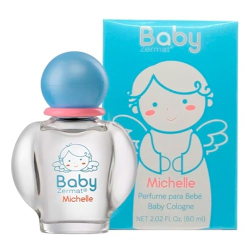 Zermat, Baby Cologne, Michelle Perfume for Baby Unisex, Floral - Floral Scent, Perfume Michelle para Bebe by Baby, 2 Fl. Oz.