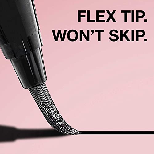 Maybelline New York Liquid Eyeliner, Brush Tip, Long-Lasting and Waterproof, Matte Finish, Hyper Easy Liner, Black