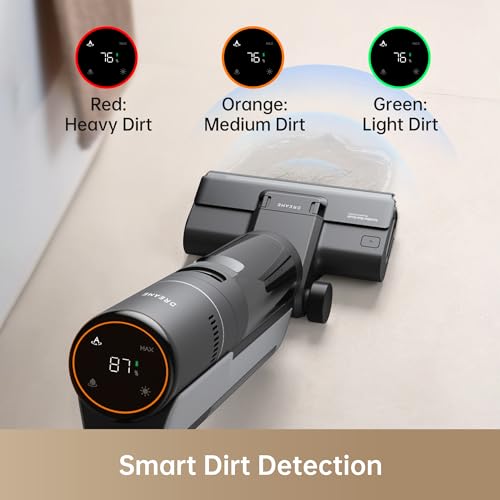 Dreame H12S AE Cordless Wet Dry Vacuum Cleaner, All-in-One Floor Washer with Self-Cleaning, Enhanced Edge Cleaning, Smart Dirt Detection, LED Screen Display, 2 Years Warranty