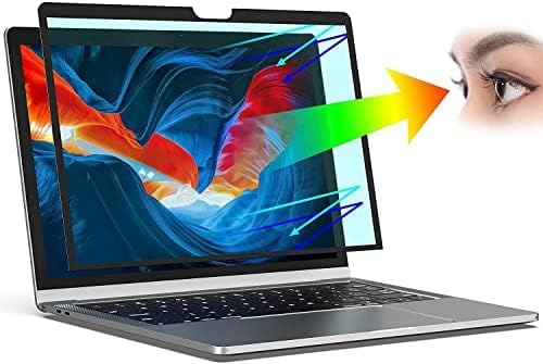 ZOEGAA 14 Inch Laptop Privacy Screen Filter Compatible with HP/Dell/Acer/Samsung/Lenovo/Toshiba for 16:9 Widescreen Display Laptop Privacy Screen and Anti-Glare Protector - MacBook Pro 16 inchï¼2021-2024ï¼