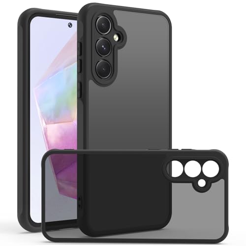 Matte Case for Samsung Galaxy A35 5G,Frosted Translucent Back Phone Cover,Shockproof Drop Protection Cover for Galaxy A35