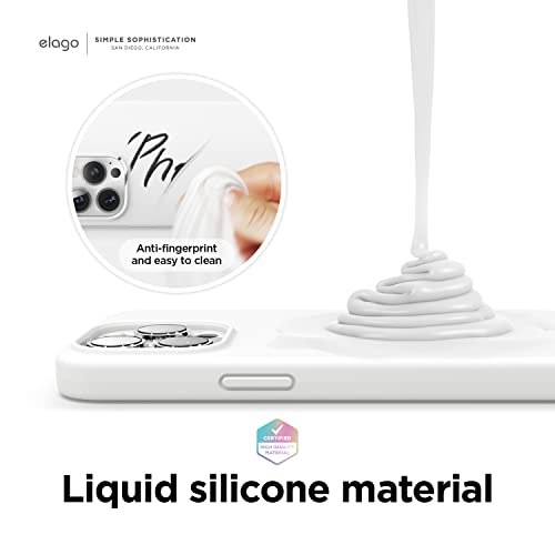 elago Silicone for iPhone 13 Pro MAX case cover - White