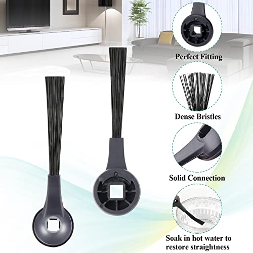 Accessories for Shark IQ Vacuum Replacement for Shark Robot R101AE (RV1001AE), R101 (RV1001) - 4 Hepa Filters, 6 Side Brushes, 2 Filter, 4 Base Pre-Motor Foam & Felt Filters Kit,1 Cleaning Brush
