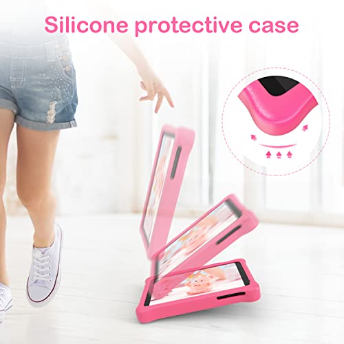 ROWT Kids Tablet 7 inch Tablet for Kids Android 10 2GB RAM 32GB ROM Bluetooth WiFi Dual Cameras Parental Control Tablet Kids(Pink)