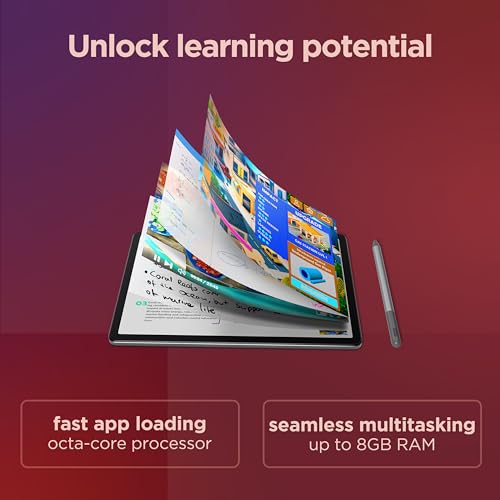 Lenovo Tab M11 4G LTE with Folio Case and Pen,11" WUXGA (1920x1200) IPS 400nits Anti-fingerprint 90Hz Touch display, Octa-Core Processor, 4GB RAM, 128GB Storage, Android 13 - [ZADB0031AE]