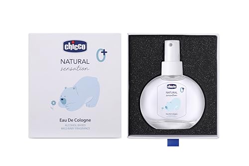 Chicco Natural Sensation Mild Baby Fragrance For Unisex, 100ml Multipurpose Eau De Cologne With Fresh & Delicate Liquid Fragrance, Dermatologically Tested For Sensitive Skin