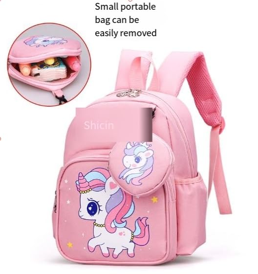 EETU Kids Backpack for Boys and Girls 3D Print Cartoon Children Book Bag with Coin Pocket and Adjustable School Bag Shoulder Strap