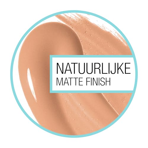 Maybelline New York Liquid Foundation, Matte & Poreless, Full Coverage and Blendable, Normal to Oily Skin, Fit Me, 115 Ivory
