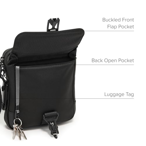 TUMI - Alpha Bravo Junior Crossbody - Premium Crossbody Bag - Small Bag for Everyday or Travel - 9.5" X 8.8" X 2.8"