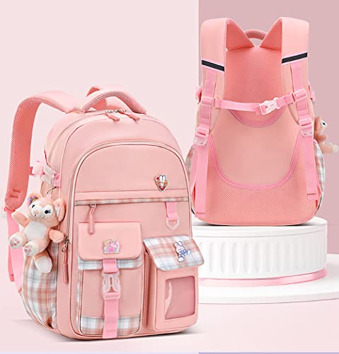 Girls Backpack, Kid School Backpacks Cute Book Bag with Compartments for Teen Girl Kid Students, Kids' Student Elementary School Bag