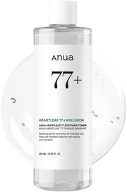 Heartleaf 77% Soothing Toner I pH 5.5 Trouble Care, Calming Skin, Refreshing, Hydrating, Purifying, Cruelty Free, Vegan,(250ml / 8.45 fl.oz.) - Unscented 500ml / 16.9 Fl Oz (Pack of 1)