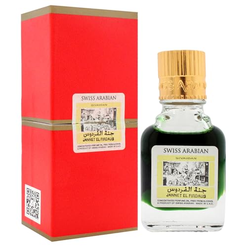 Swiss Arabian Jannet El Firdaus R2B Concentrated Perfume Oil, 9 Ml