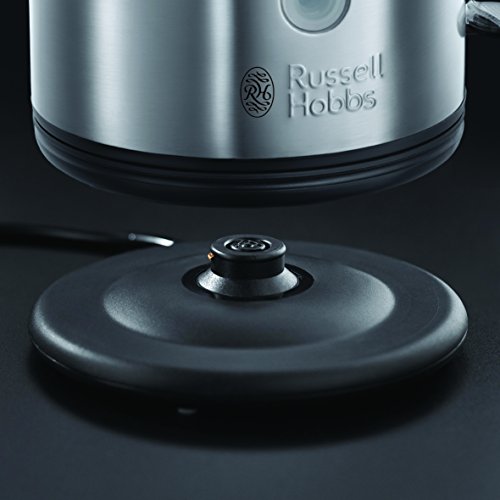 Russell Hobbs (20441) Snowdon Kettle - 1.7L, 3000W, Stainless Steel, Rapid Boil, Perfect Pour, Auto Shut-Off, Cordless, 1-Year Warranty, Silver