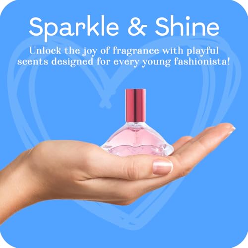 Scented Things Body Mist Perfume Gift Set For Kids, Pre-Teens, Tweens & Teen Girls | Fresh & Fun Scents | KISSES (3 Pack)