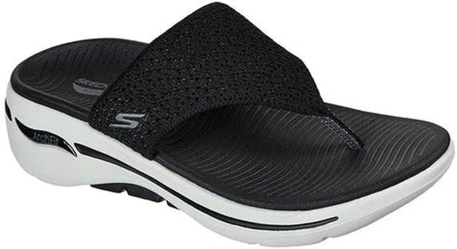 GO WALK ARCH FIT SANDAL womens SANDALS - BLACK WHITE