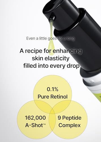 celimax The Vita A Retinol Shot Tightening Serum | with Pure Vitamin A Retinol, Peptide, Pore Minimizer, Wrinkles & Fine Lines, Firmer Skin, 30ml