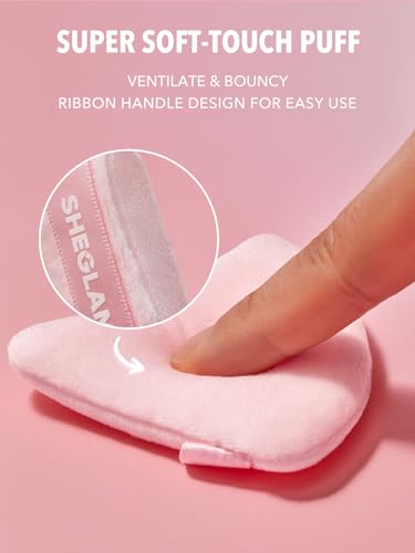 Sheglam Insta-Ready Powder Puff, Baby Pink