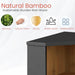 SPNOR Corner Bread Box for Kitchen Countertop, Black Bread Storage Container for Homemade Bread, Two Layer Breadbox under Cabinet Mount, Large Bread Holder for Kitchen Counter, Panry Shelf