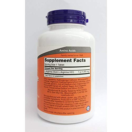 Now Foods L-Arginine 1000Mg - 120 Tabs