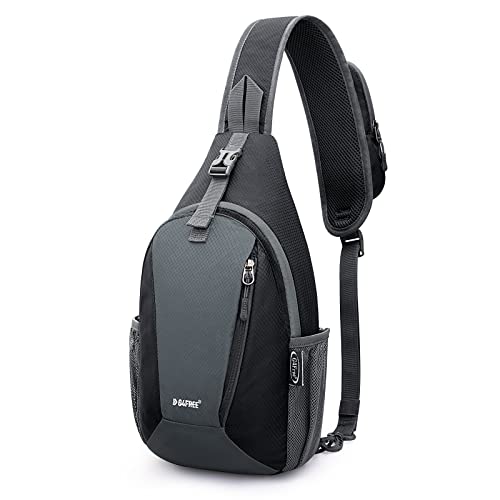 G4Free RFID Blocking Crossbody Sling Bag Small Chest Shoulder Backpack Men Women Hiking Outdoor