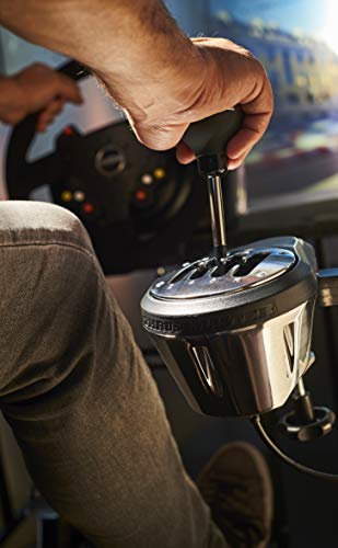 Thrustmaster TH8A Shifter Add-On - High-Precision Gear Shifter with H.E.A.R.T HallEffect AccuRate Technology for PC, PS4, PS5, PS5 Pro, Xbox One, and Xbox Series X|S