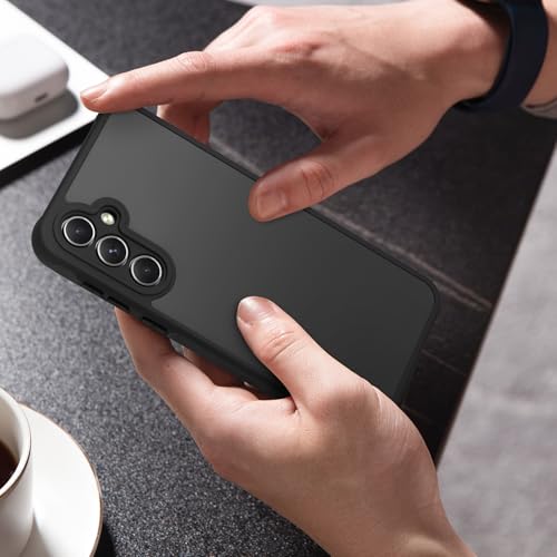 Matte Case for Samsung Galaxy A35 5G,Frosted Translucent Back Phone Cover,Shockproof Drop Protection Cover for Galaxy A35