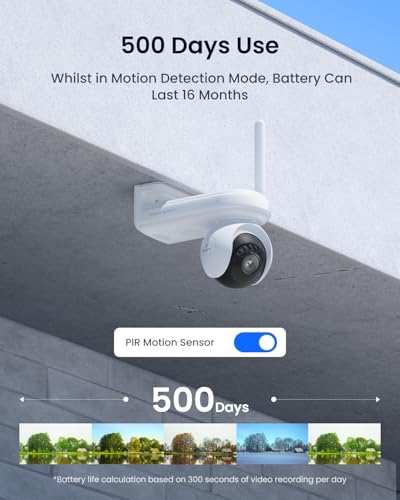 REOLINK Altas PT Ultra - 4K Solar Security Cameras Wireless Outdoor, 500 Days Battery Life, ColorX Night Vision, 360° Pan Tilt Auto Tracking, Dual-Band Wi-Fi 6 Cameras for Home Security