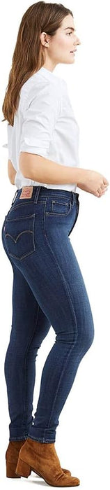 Levi's Women's 18882-0047 721 High Rise Skinny Jeans, Dark Indigo - Flat Finish, 26W / 30L