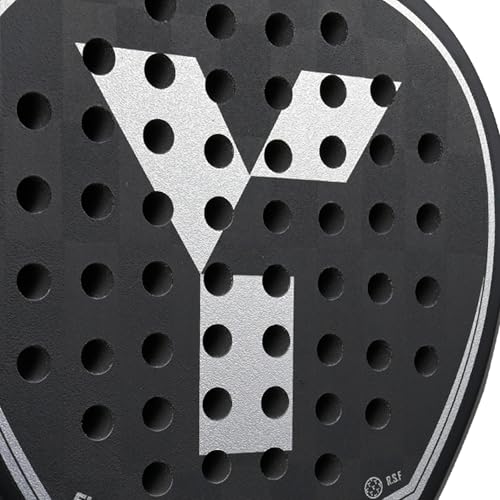 Y1 Padel, Elite 18C, Padel Racket, 18k Carbon Fibre Face, Carbon Frame, Elite Core Foam, Sandpaper Finish, Diamond Shape, Padel Racquet, Textreme Carbon, Top Range
