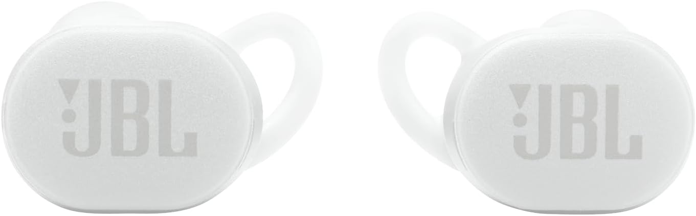 JBL Endurance Race 2, True Wireless Bluetooth Earbuds, 48 hrs Battery, IP68 Water and Dust Resistance, Noise Cancellation, Pure Bass Sound, Smart Ambient, Sports Modes, White - JBLENDURACE2WHT