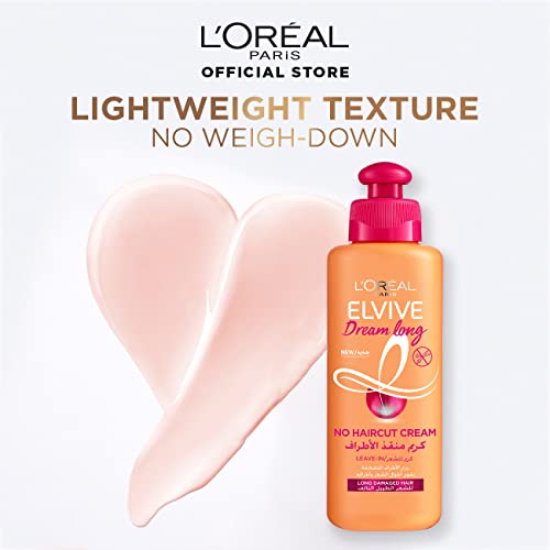 L’Oréal Paris L’Oréal Paris Elvive, Leave-in-cream, Strengthening & With Heat Protection, Dream Long No Haircut Cream, 200ml