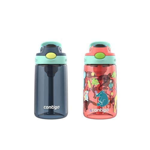 Contigo Kids Water Bottle with Redesigned AUTOSPOUT Straw, 14 oz