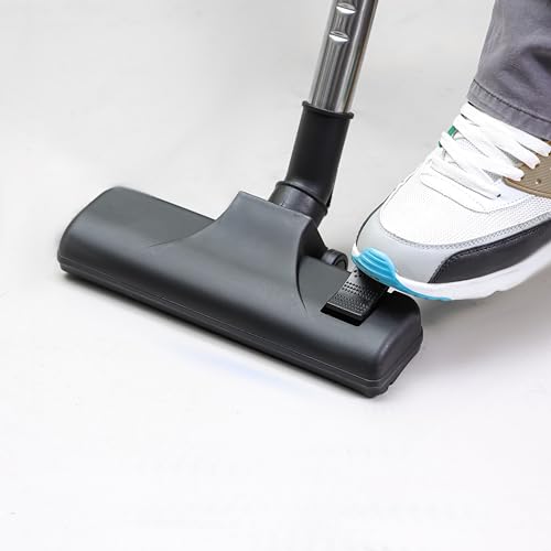 Geepas GVC2598 2300W 25L Drum Vacuum Cleaner - Portable ABS/Copper/Iron | Dust Full Indicator with Parking Position | Air Blower Function with Adjustable Suction Power | 2 Years Manufacturer Warranty