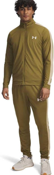mens UA Rival Knit Track Suit Tracksuit (pack of 1) - GREEN